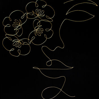 Pittura intitolato "Phalaenopsis de Bal…" da Mariya Velychko, Opera d'arte originale, Acrilico Montato su Telaio per barella…