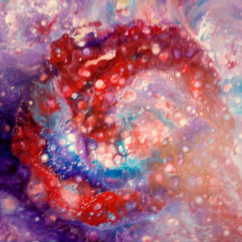 Painting titled "cosmos.jpg" by Marj Lezzi, Original Artwork, Acrylic