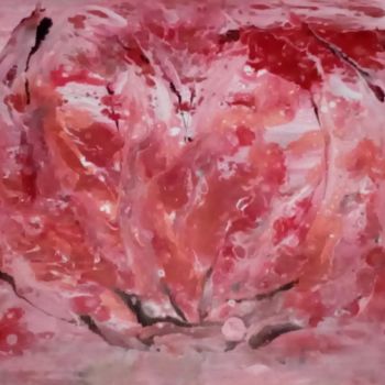 Painting titled "fleur-de-lotus.jpg" by Marj Lezzi, Original Artwork, Acrylic