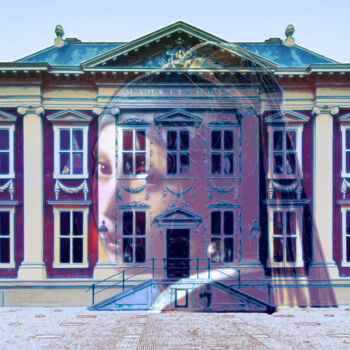 Цифровое искусство под названием "Mauritshuis and the…" - Marjoline Delahaye, Подлинное произведение искусства, 2D Цифровая…