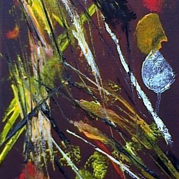 Malerei mit dem Titel "orage-cosmique.jpg" von Marjyne, Original-Kunstwerk, Öl