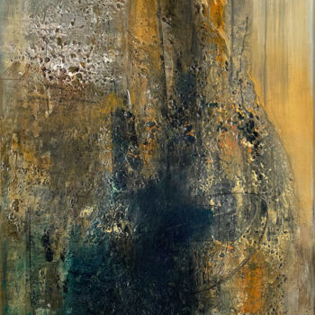 Painting titled "Abstract #0596" by Mark De Kievit, Original Artwork, Acrylic