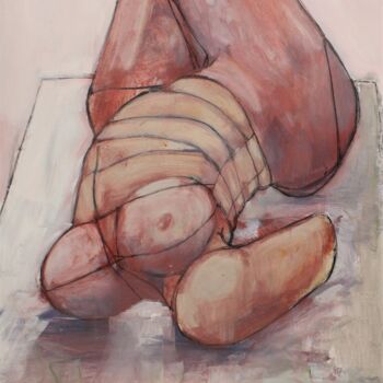Картина под названием "Mutton Dressed As L…" - Mark Harris, Подлинное произведение искусства, Акрил