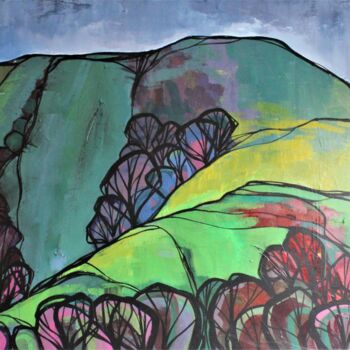 Painting titled "Ringstead" by Mark Harris, Original Artwork, Acrylic Mounted on Wood Stretcher frame