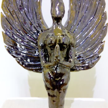 Sculpture intitulée "Angel" par Mark Raymond Majchrzak, Œuvre d'art originale, Céramique