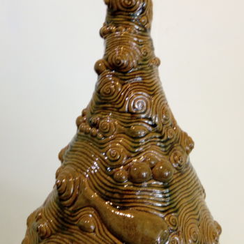 Sculpture titled "Ocean Energy" by Mark Raymond Majchrzak, Original Artwork, Ceramics