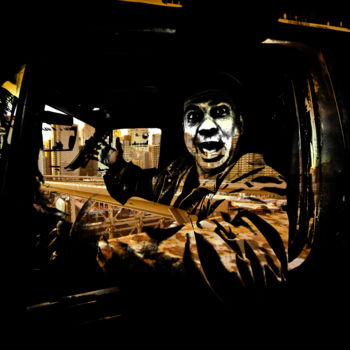Arte digital titulada "NYC FACES - Driver" por Marko Liver, Obra de arte original