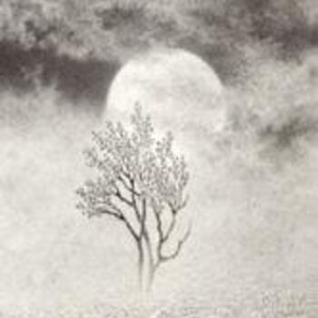 Drawing titled "A Walk In The Moonl…" by Mark Reep, Original Artwork