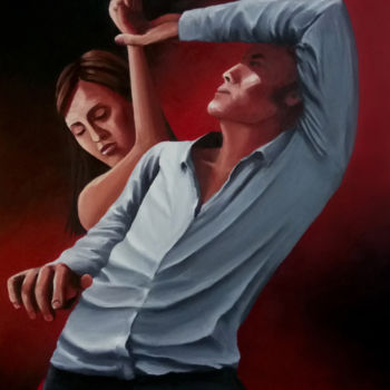 Painting titled "Rythm" by Mark Haywood, Original Artwork, Oil