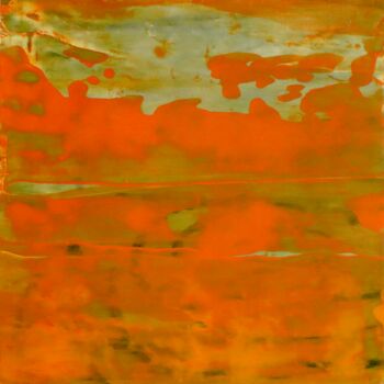 Картина под названием ""Tangerine Sky"" - Mark S. Thomas, Подлинное произведение искусства, Акрил