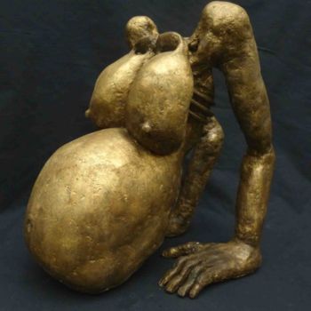 Escultura titulada "Vie et mort-conditi…" por Markus Nine, Obra de arte original