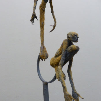Sculpture titled "hommes-oiseaux-ii.j…" by Markus Nine, Original Artwork, Other