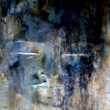 Peinture intitulée "fantome-du-mur-iii-…" par Markus Nine, Œuvre d'art originale
