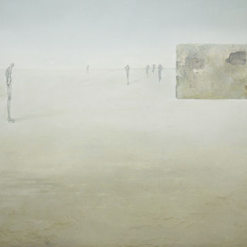 Painting titled "new-arrivals.jpg" by Marleen Pauwels, Original Artwork, Oil Mounted on Wood Panel