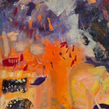 Картина под названием "Orange tree" - Marlise Witschi, Подлинное произведение искусства, Акрил