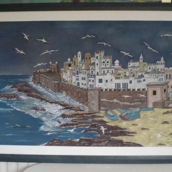 Tekening getiteld "Essaouira mon Mogad…" door Ina Rosalia, Origineel Kunstwerk