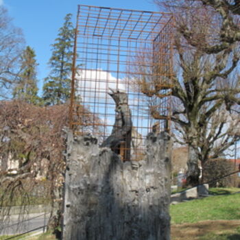 Sculpture titled "Cage" by Julien Marolf, Original Artwork