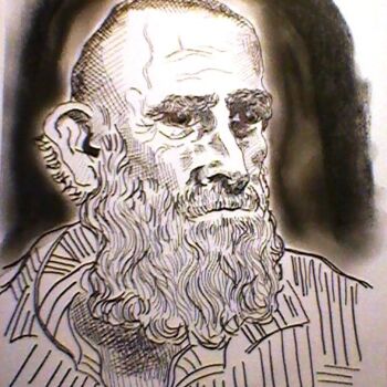 Drawing titled "homem" by Marques Da Silva, Original Artwork