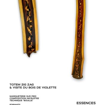 「Totem ....」というタイトルの彫刻 Vinceによって, オリジナルのアートワーク