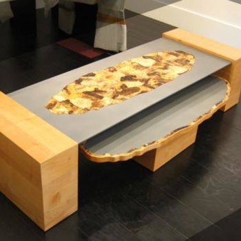 Sculptuur getiteld "table gigogne2" door Vince, Origineel Kunstwerk