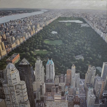 Malerei mit dem Titel "New York" von Jean-Marie Gregoire, Original-Kunstwerk, Acryl