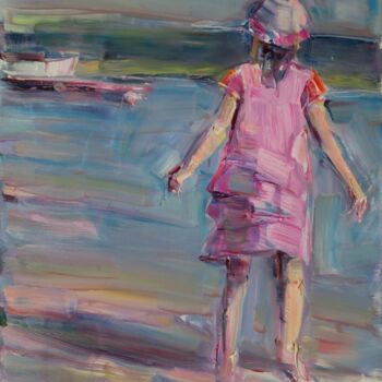Картина под названием "En pastel V" - Marta Lipowska, Подлинное произведение искусства, Масло Установлен на Деревянная рама…