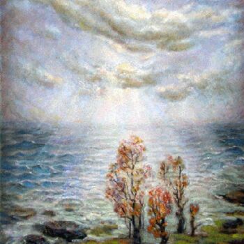 Pittura intitolato "sea" da Marta Makarenko, Opera d'arte originale
