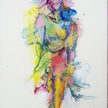 Картина под названием "Caminando" - Marta Bass, Подлинное произведение искусства, Другой