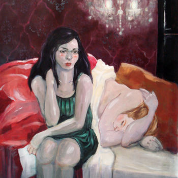 Malarstwo zatytułowany „La nouvelle” autorstwa Marta Grassi, Oryginalna praca, Akryl