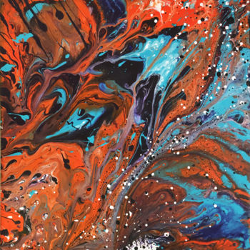 Pittura intitolato "Nebula #1" da Marta Motta, Opera d'arte originale, Acrilico