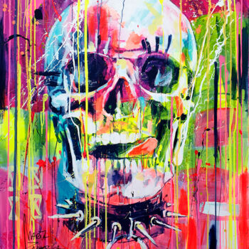 Картина под названием "2 X-RAYTED" - Marta Zawadzka, Подлинное произведение искусства, Акрил Установлен на Деревянная рама д…