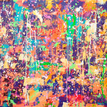 Картина под названием "My Dream" - Marta Zawadzka, Подлинное произведение искусства, Акрил Установлен на Деревянная рама для…