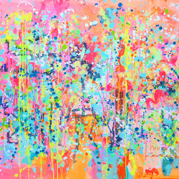 Pintura titulada "Harmony of Joy" por Marta Zawadzka, Obra de arte original, Acrílico Montado en Bastidor de camilla de made…
