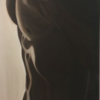 Painting titled "hombre desnudo.jpeg" by Martha Ariza, Original Artwork, Oil