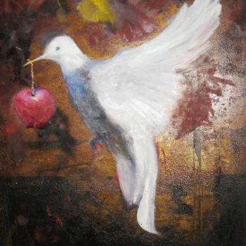 Картина под названием "Peace allies" - Martha Chapa, Подлинное произведение искусства, Масло