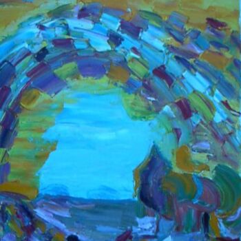 Peinture intitulée "Arc en ciel" par Martha Melikian, Œuvre d'art originale