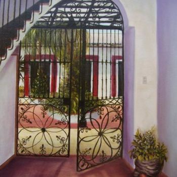 Painting titled ""Pasesn... Sueñen c…" by Martha Miguez, Original Artwork