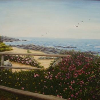 Malarstwo zatytułowany „"Playa de los Poema…” autorstwa Martha Miguez, Oryginalna praca