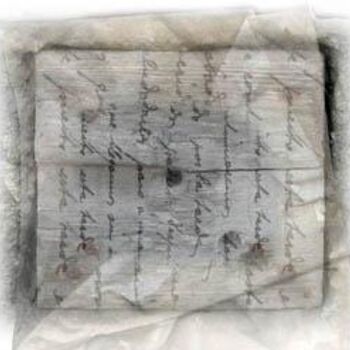Arte digitale intitolato "Las cartas guardada…" da Martha Zylbersztejn, Opera d'arte originale