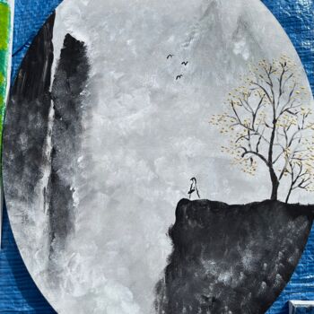 Картина под названием "Zen" - Martial Molmy, Подлинное произведение искусства, Акрил