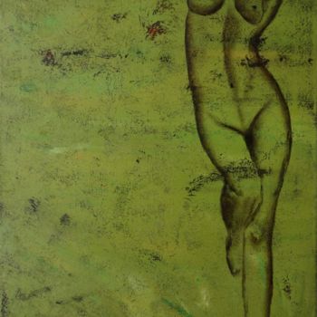 Pintura intitulada "Transparência" por Martim Cymbron, Obras de arte originais, Óleo
