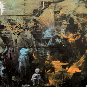 Malerei mit dem Titel "vendaval interminav…" von Martim Cymbron, Original-Kunstwerk, Öl