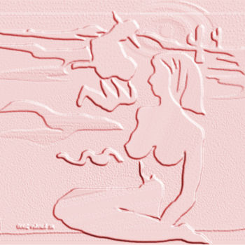 Arte digitale intitolato "Ann Revert" da Martin Barslev, Opera d'arte originale, Modellazione 3D