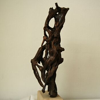 Sculpture intitulée "rapid" par Martin Blindell, Œuvre d'art originale, Bois