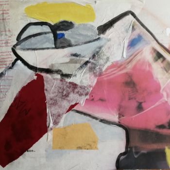 Collages titled "Le compotier" by Martin Jobert, Original Artwork, Collages
