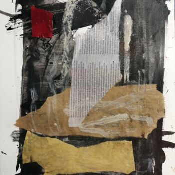 Collages titled "carnet matière" by Martin Jobert, Original Artwork, Ink