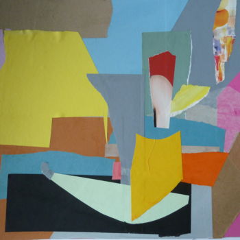 Painting titled "Collage sans titre" by Martin Jobert, Original Artwork