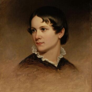 Pintura intitulada "Mary Rebecca Clark" por Martin Johnson Heade, Obras de arte originais, Óleo