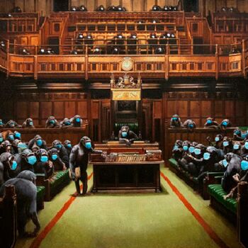 Arte digital titulada "Devolved Parliament…" por Martín Sigwald, Obra de arte original, Trabajo Digital 2D