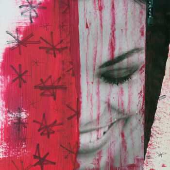Collages getiteld "Starchild" door Martin Wieland, Origineel Kunstwerk, Acryl